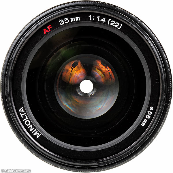 Front, Minolta MAXXUM AF 35mm f/1.4