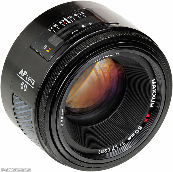 Minolta Maxxum AF 50mm f/1.7