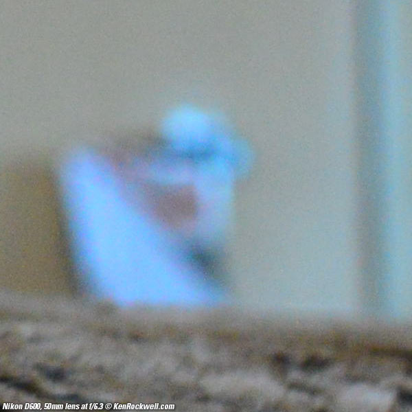 Nikon D600 depth of field