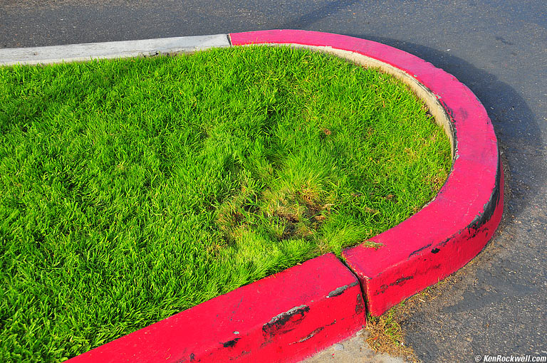 Curb, Solana Beach, California.
