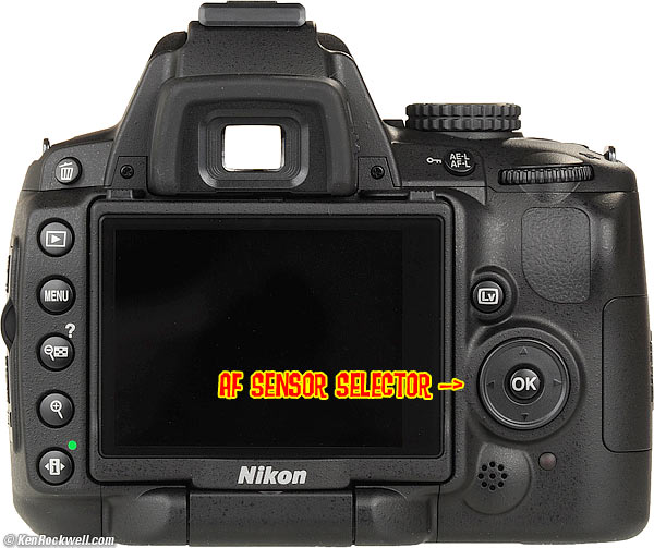 Nikon D5000 rear