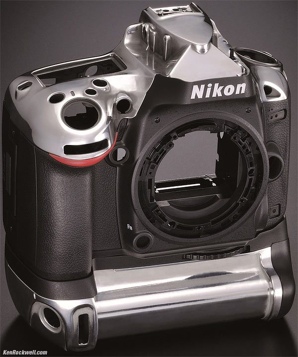 Nikon D600 top and bottom covers