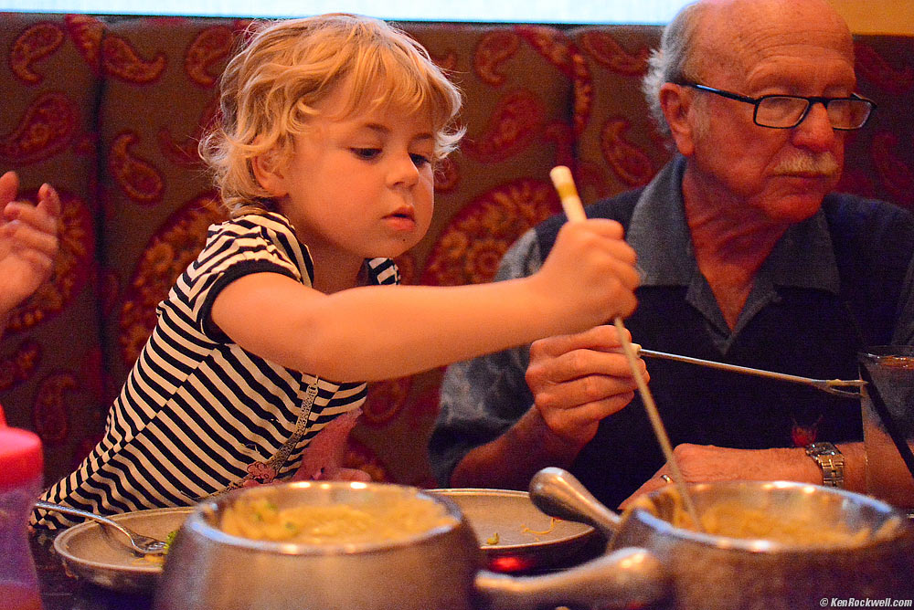 Katie loves the Fun-Do (Fondue) restaurant! 