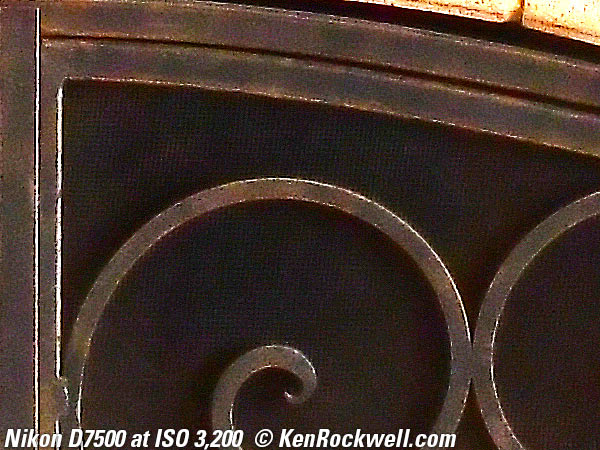 Nikon D7500 High ISO sample image file