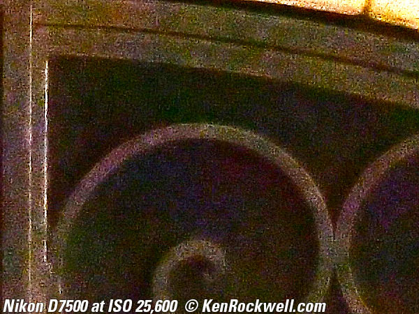 Nikon D7500 High ISO sample image file