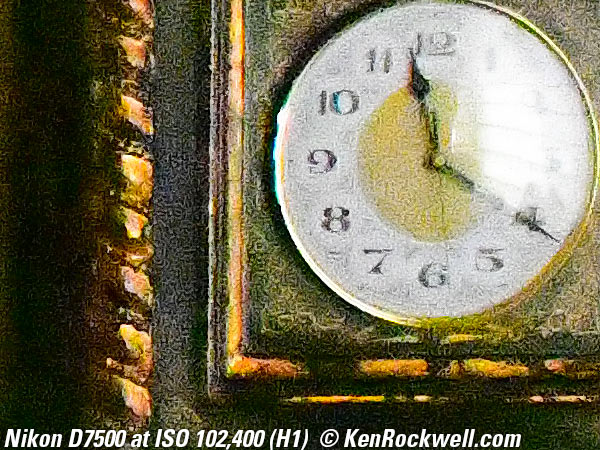 Nikon D7500 High ISO sample image file