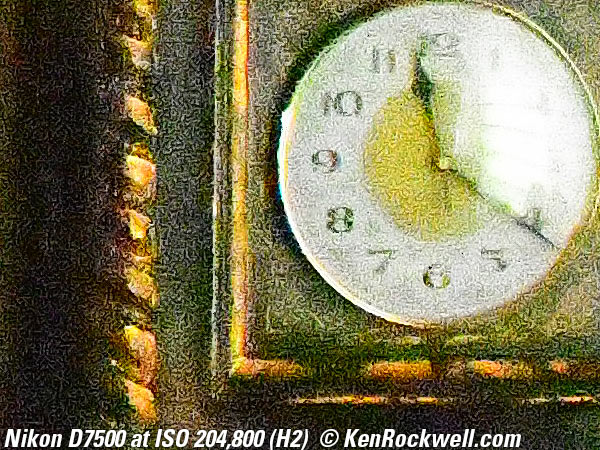 Nikon D7500 High ISO sample image file