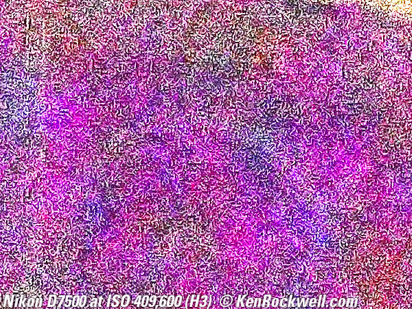 Nikon D7500 High ISO sample image file