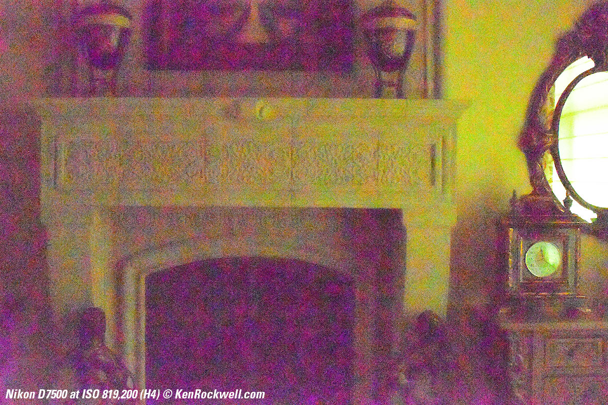 Nikon D7500 High ISO sample image file