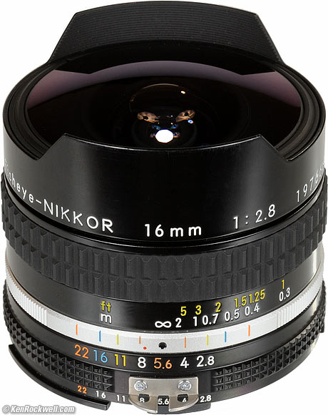 Nikon 16mm f/2.8 AI-s Fisheye review