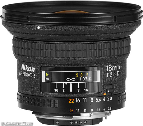 Nikon 18mm f/2.8
