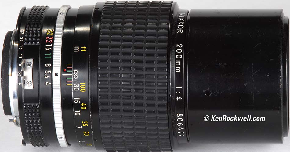Nikon Nikkor 200mm f/4 AI