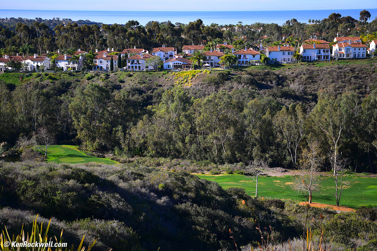 Golfing by the sea