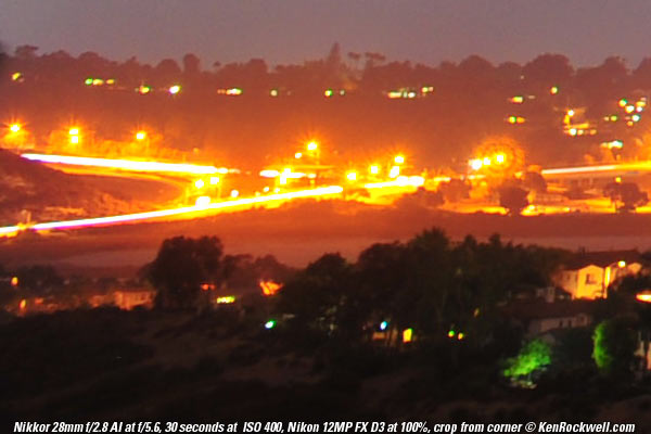 28mm f/2.8 coma at f/5.6