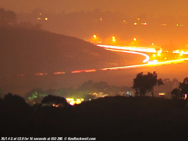 Nikon 35mm f/1.4 G Coma at f/2.8