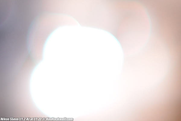 Nikon 55mm f/1.2 at f/1.2