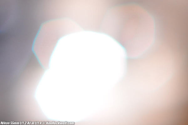 Nikon 55mm f/1.2 at f/1.4