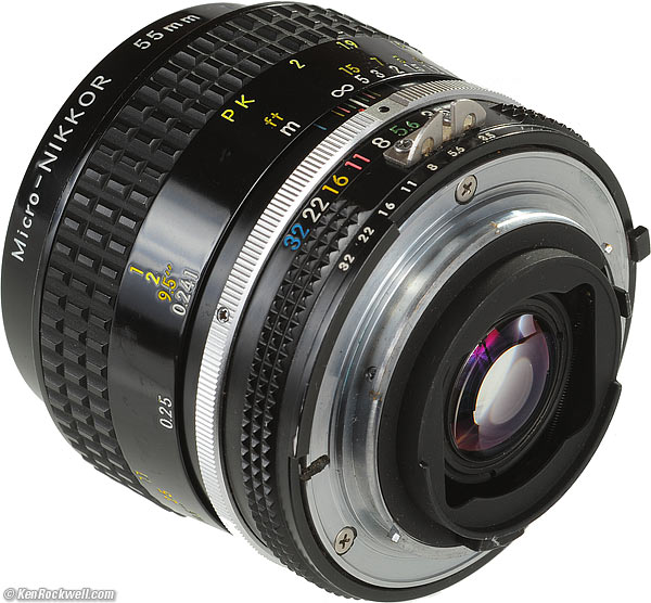 Nikn 55mm f/3.5 rear