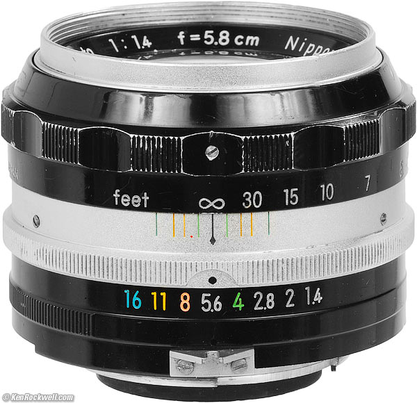 Nikon NIKKOR-S 58mm f/1.4 Review