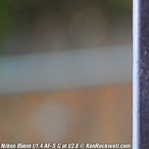 Nikon 85mm f/1.4 Bokeh