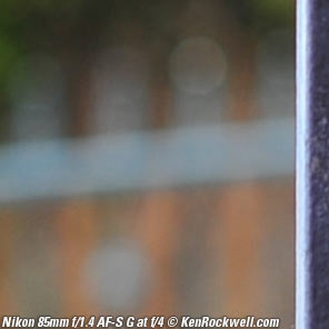 Nikon 85mm f/1.4 Bokeh