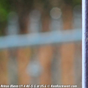 Nikon 85mm f/1.4 Bokeh