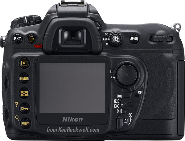Nikon D200 rear