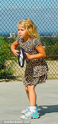 Katie playing Pickleball 
