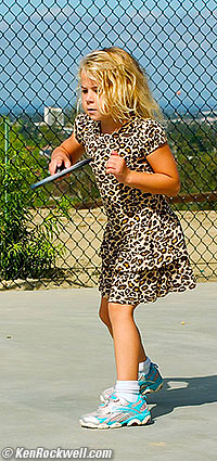 Katie playing Pickleball 