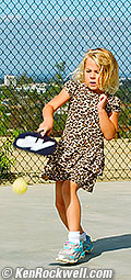 Katie playing Pickleball 