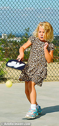 Katie playing Pickleball 