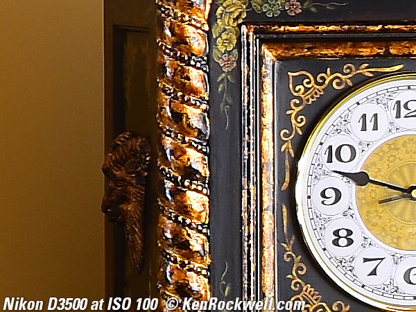 Nikon D3500 high ISO sample image file