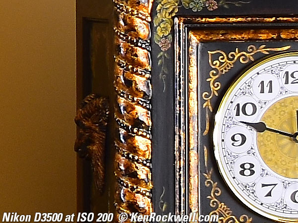 Nikon D3500 high ISO sample image file
