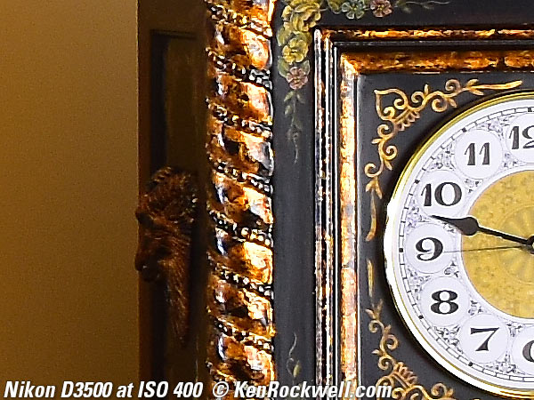 Nikon D3500 high ISO sample image file