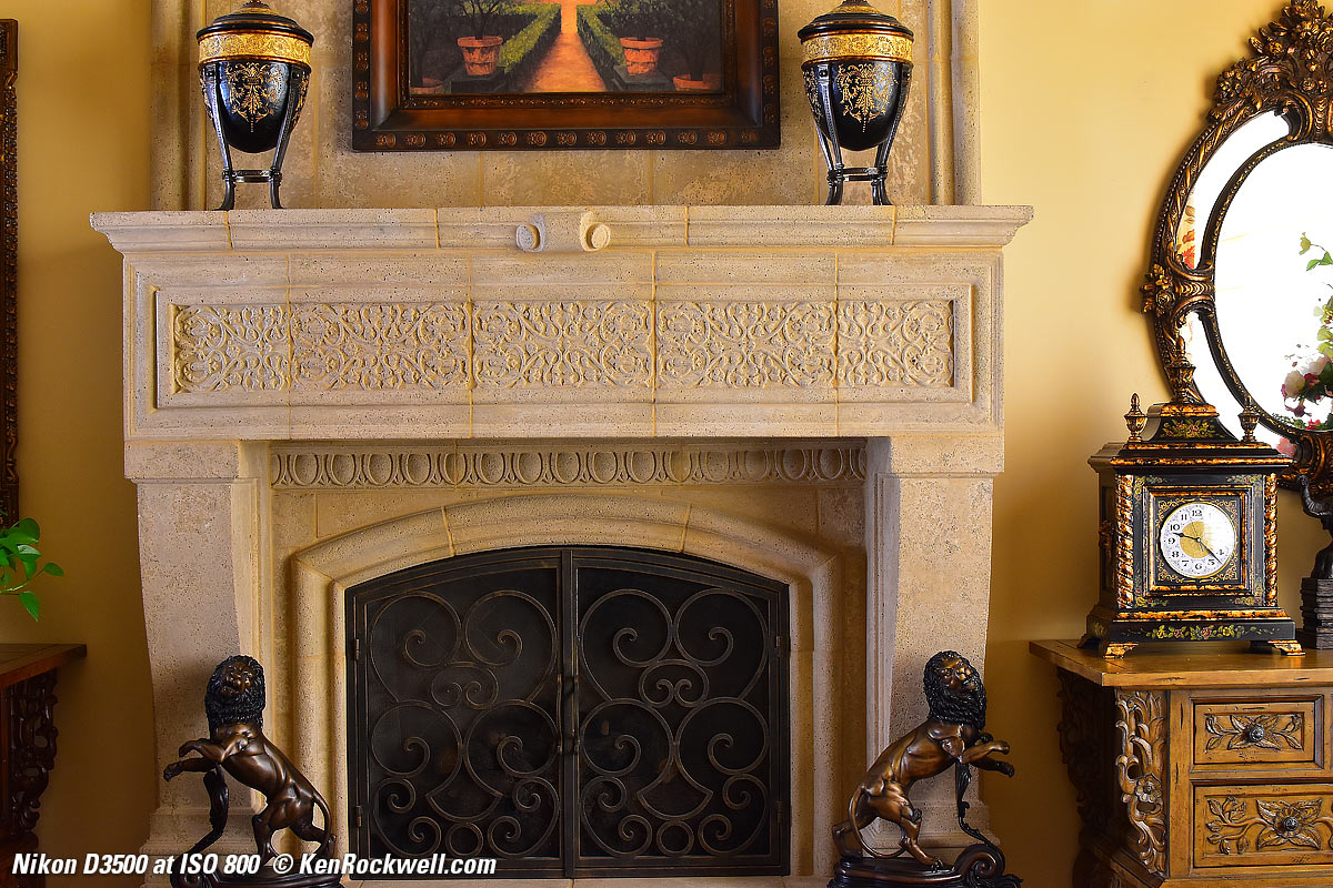 Nikon D3500 high ISO sample image file
