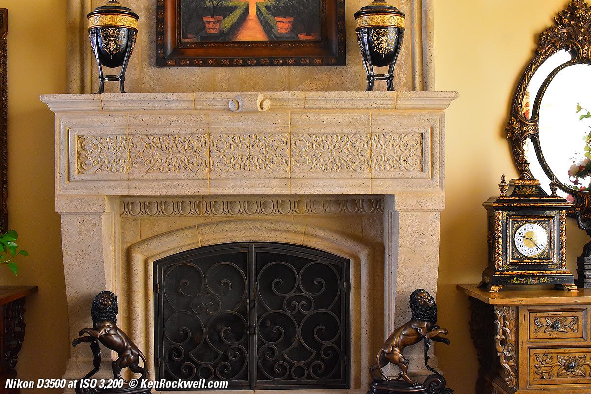 Nikon D3500 high ISO sample image file