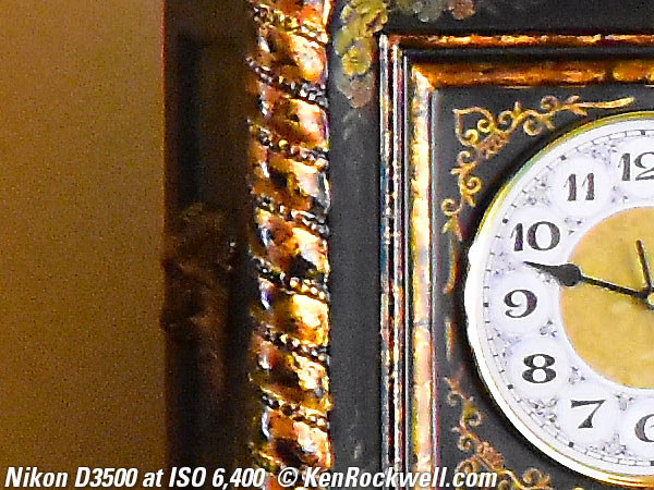 Nikon D3500 high ISO sample image file