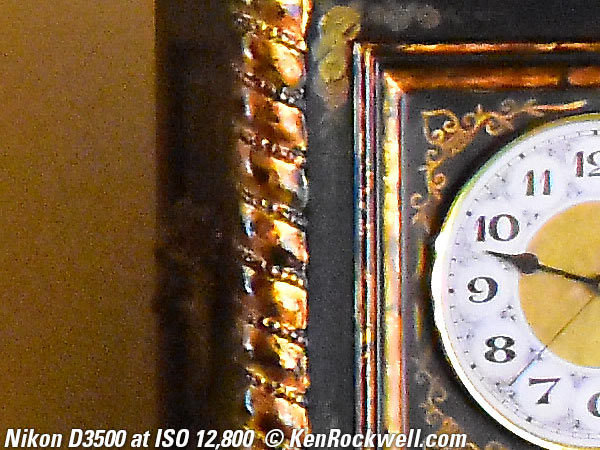Nikon D3500 high ISO sample image file