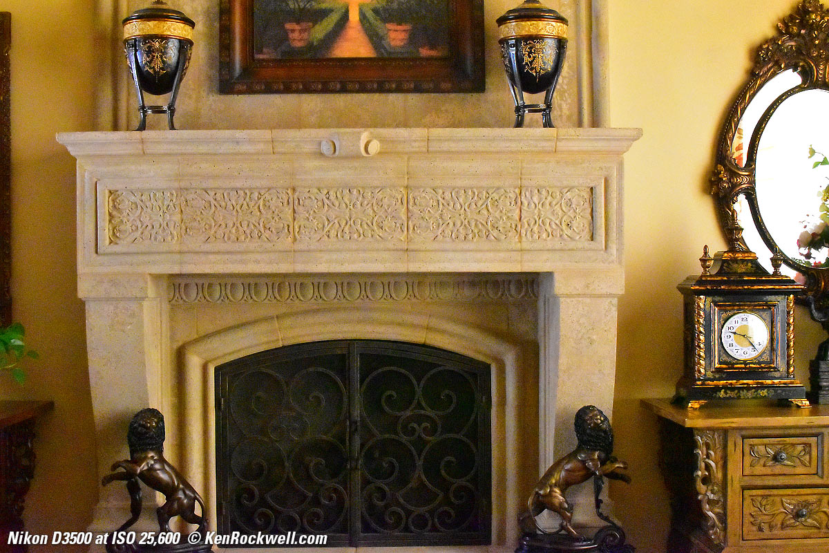 Nikon D3500 high ISO sample image file