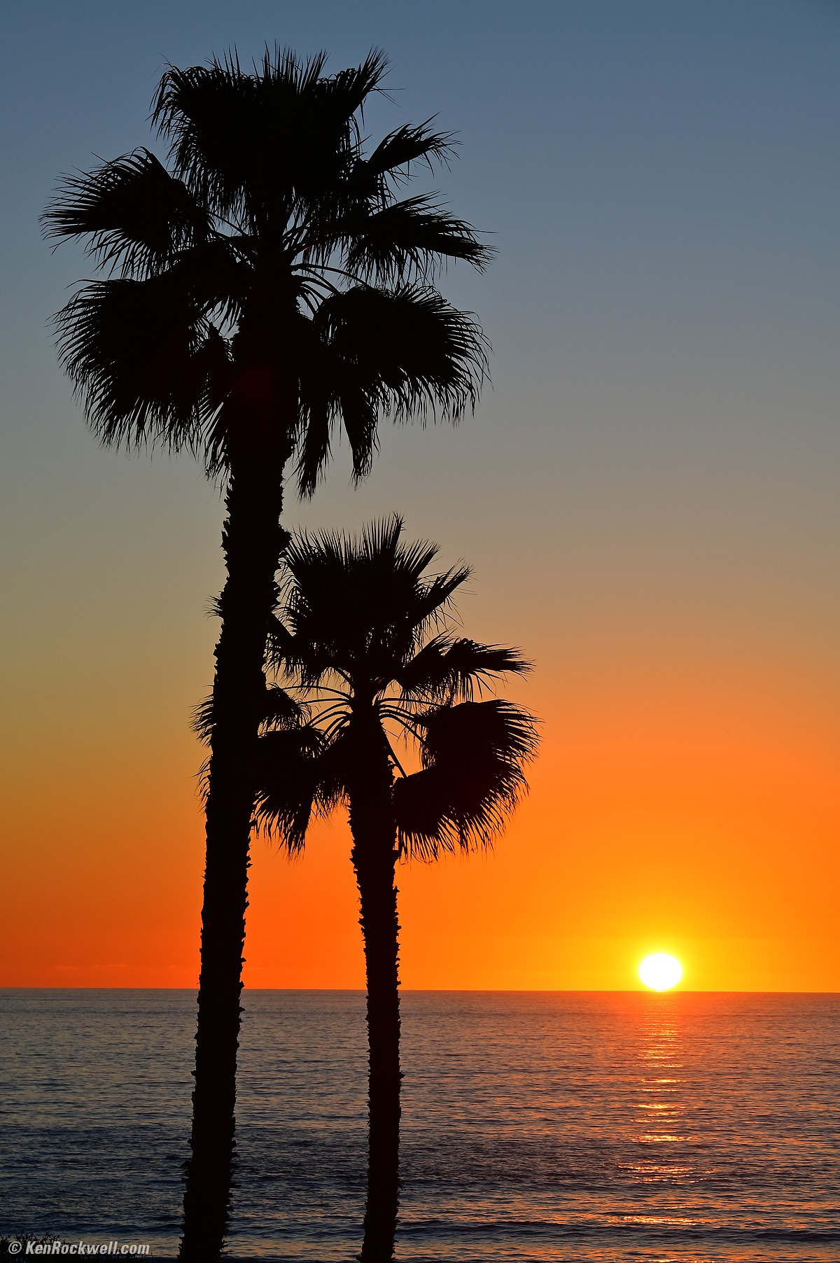 Sunset over the ocean, FC