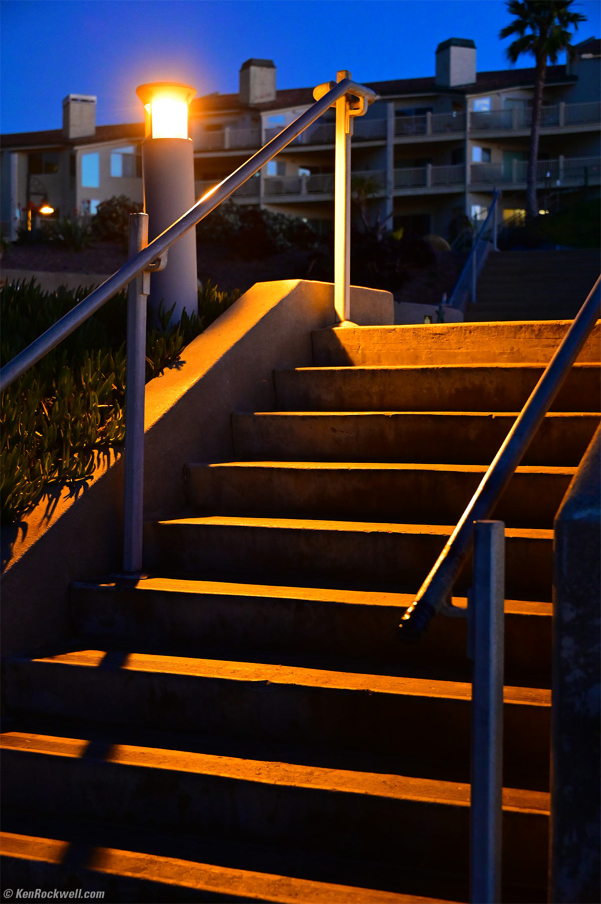 Sunset over the ocean