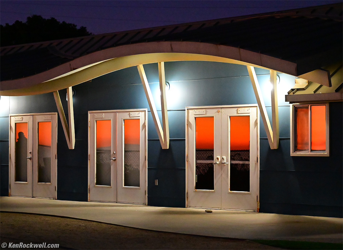 Sunset over the ocean