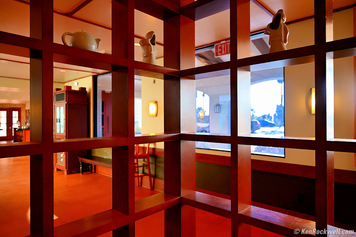 Nikon Z6 Sample Image Latticework at Benihana