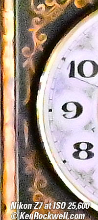 Nikon Z7 High ISO Sample Image File