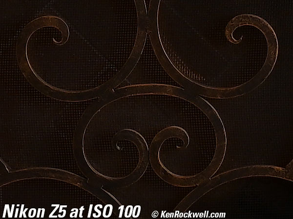 Nikon Z5 High ISO Performance Sample Image File