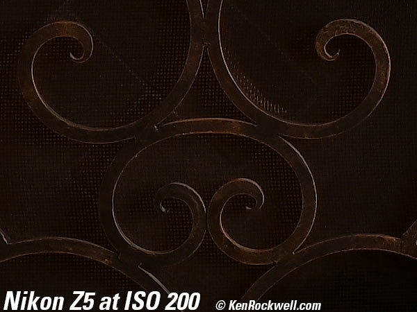 Nikon Z5 High ISO Performance Sample Image File