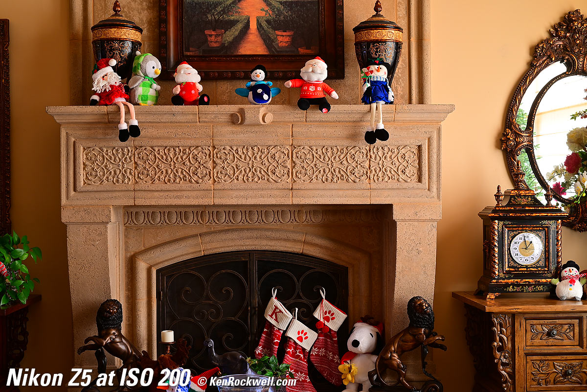 Nikon Z5 High ISO Performance Sample Image File