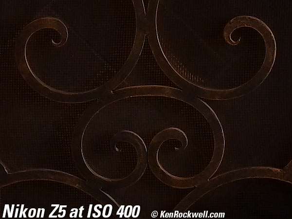 Nikon Z5 High ISO Performance Sample Image File