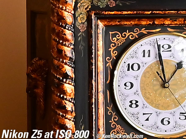 Nikon Z5 High ISO Performance Sample Image File