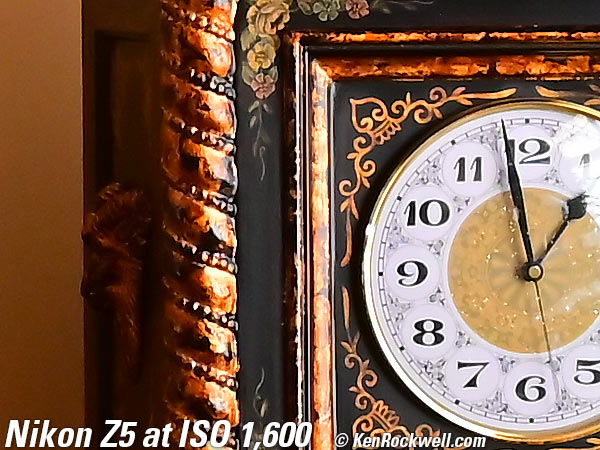 Nikon Z5 High ISO Performance Sample Image File